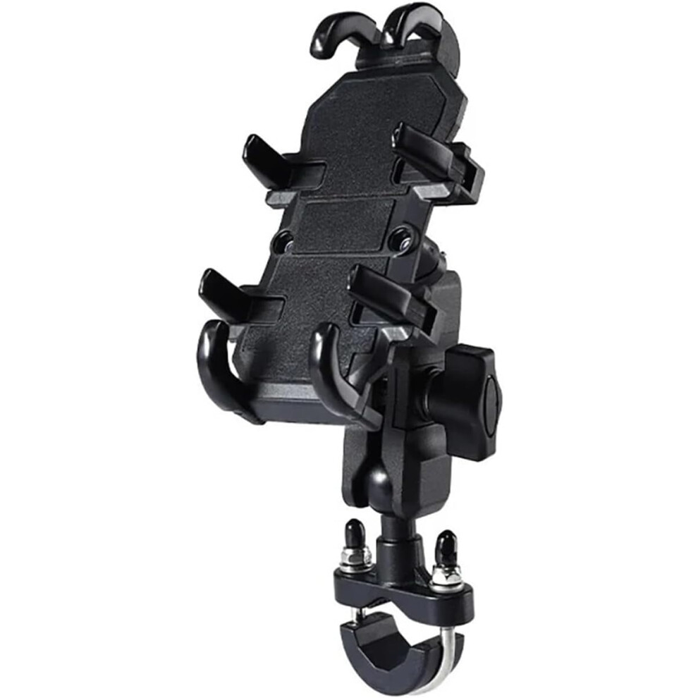 Smartphone Holders Motorcycle Electric Bike Aluminum Bicycle Alloy Motorbike Handlebar Phone Holder Stand Mount Bracket Smartphone Mount(Handlebar) 9485826480945