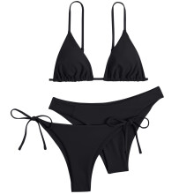 Seturi de bikini pentru femei, set bikini bandeau din trei piese, costum de baie push-up cu cover up, costume de plajă și costume de baie, bikini