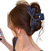 Elegant Blue Jeans Hair Grip Clip Stylish And Practical Hair-N3