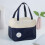Große, isolierte Lunchtasche, tragbare Bento-Box, Picknicktasche, blau 1
