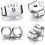 Chiusure per orecchini in argento sterling S925, 6 paia 1