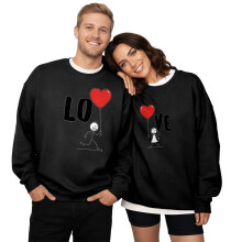 Valentinstag-Sweatshirts für Damen, Herren und Paare: Lässige, bedruckte Langarm-Pullover mit Rundhalsausschnitt – Streetwear-Style