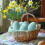 Hand-Crocheted Easter Egg Ornament Light Blue 2.8 Inch 2 5