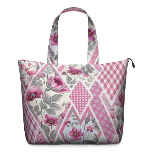 Τσάντα ταξιδιού Pioneer Flower Floral Print για γυναίκες – Μεγάλη τσάντα ταξιδιού