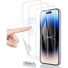 3-pack hydrogelskärmskydd för iPhone 14Pro Max och iPhone 14Plus (6,7 tum), mjuk TPU transparent film (ej härdat glas)