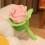 Red Artificial Rose Plush Toy 43.31 inches 7