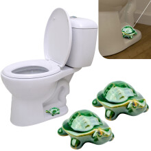 Cache-boulons de toilette HauiWeiLyai, couvercles décoratifs en céramique, motif poisson amusant – Compatibles avec les toilettes standard