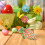 Easter carrot treat bags fabric drawstring 10 pcs 4