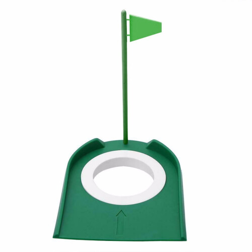 Copo de golfe para putting com anel e bandeira removíveis. 1