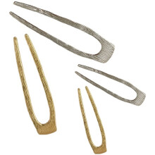 4pcs U Shaped French Hair Pin Metal Hair Pin for Women Secures Hairstyle in Office