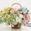Champagne Silk Hydrangea Artificial Flower Bouquet 3