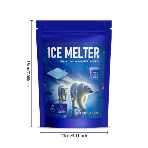 Ice Melt Safer for Concrete 100g Bag 2