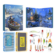 Calendrier de l'Avent magnétique 3D en forme d'avion avec compte à rebours de Noël (24 pièces), idéal pour s'amuser en famille et créer son