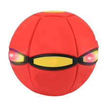 Magic Bouncing Ball, Magic Metaball, Magic Flying Saucer, Bouncy Ball, Dual Form Freely Switchable, with 6 Light