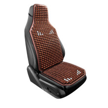 Brunt sittdynset i träpärlor för bilen Säsongsskydd Andningsbart sittdyna Ergonomiska tillbehör