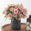 Champagne Silk Hydrangea Artificial Flower Bouquet 5