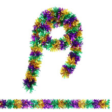 Guirlande scintillante pour fêtes et décorations (12 x 1 x 1 po, 1 pièce), violette.