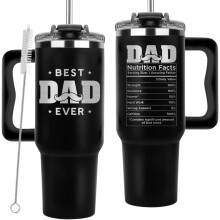 Best Dad Ever40oz Tumbler – Kaffemugg för pappa, födelsedags- och fars dagspresenter – Kompatibel med Starbucks