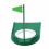 Copo de golfe para putting com anel e bandeira removíveis. 5