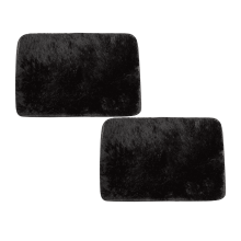Lot de 2 tapis modernes doux et moelleux, 40 x 60 cm, lavables, pour chambre et salon, antidérapants et confortables, parfaits pour la décoration