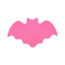 1-Pack Halloween Pet Food Mat For Dog & Cat Bowls. A Bat Shaped, Waterproof & Non- Silicone Placemat. A Washable Mat For Food & Water.