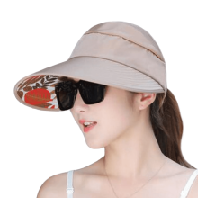 Sombrero de paja de ala ancha extragrande para mujer, esencial para la playa en primavera y verano, A, Talla única,