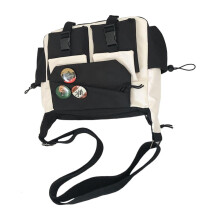Taška Messager pre ženy a mužov, nylonová crossbody kabelka s viacerými vreckami, priestranná taška cez rameno, vodotesná nylonová taška