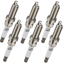 90174 Double Iridium Spark Plugs Compatible with INFINITI & Nissan 3.7L V6 (EX37, G37, 370Z, etc.), Set of 6