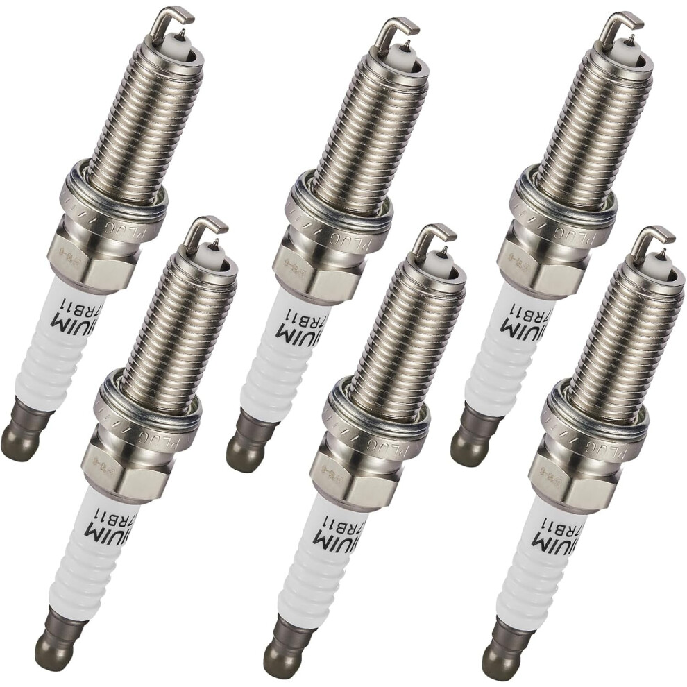 90174 Double Iridium Spark Plugs Compatible With Infiniti & Nissan 3.7L V6 (Ex37, G37, 370Z, Etc.), Set Of 6 9418476591129