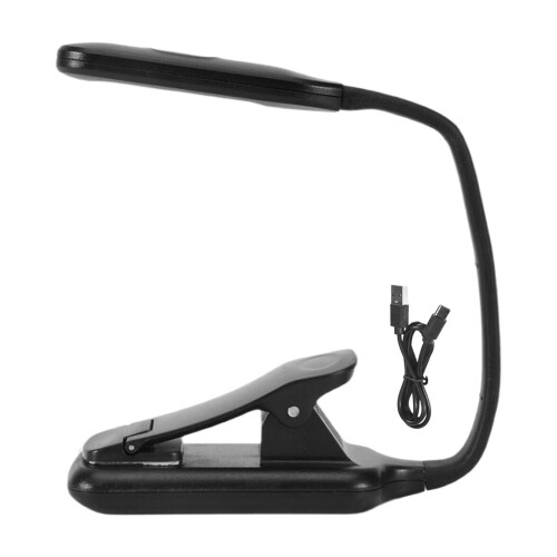 Lampe de lecture rechargeable, 9 LED, 3 niveaux de luminosité