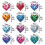 Heart Hanging Ornament Romantic Red 1 Piece 3