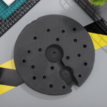 Heavy Duty Cast Plastic Lamp Base Weight for Floor Lamp Stand Black Stable Secure Replacement