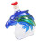 Φυσητό ουίσκι Seahawk από γυαλί 1