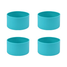 Lot de 4 manchons en silicone pour tasses et gobelets. Accessoire de protection pour tasses et gobelets.
