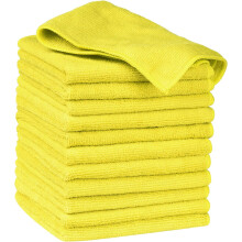 Lot de 50 chiffons de nettoyage en microfibre, 30 x 30 cm, non pelucheux, anti-rayures, ultra-absorbants et réutilisables – Convient pour la