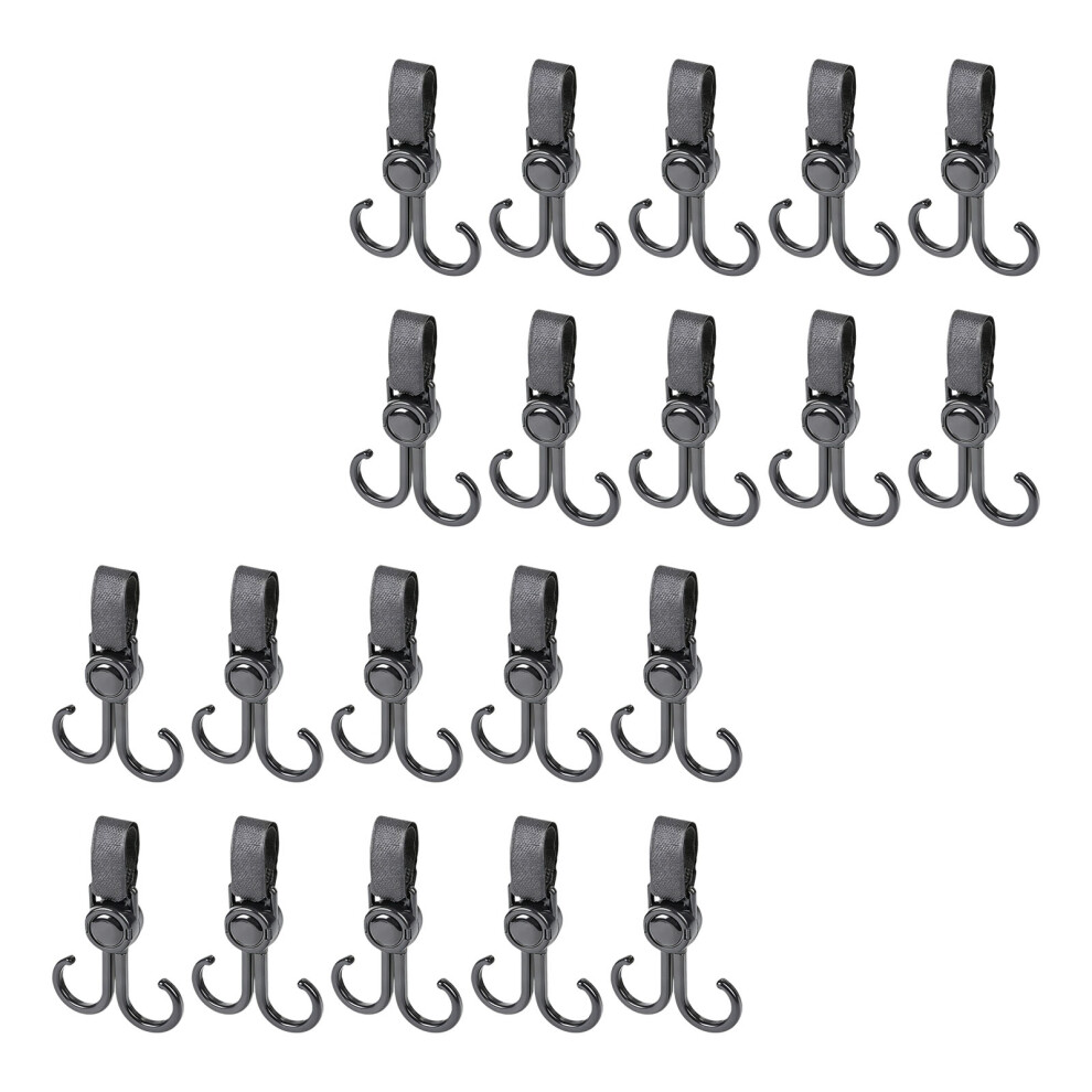 Practical Plastic Hook Easy To Install Storage Hanger-20 Pieces 7696001561584