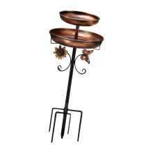 5-Pronged Birdtath Feeder for Garden Heavy Duty Design Double