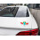 Αυτοκόλλητο αυτοκινήτου Fun Flaps Wings Flying Birds – Συμβατό με Sedan, SUV, Pickup – Καπό, Οροφή, 7