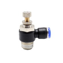 Pneumatický regulátor prietoku pre hadicu 8 mm – 12 mm a