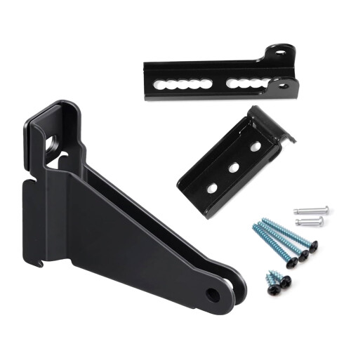 Storms Door Closer Bracket Door Hardware Replacement-Black