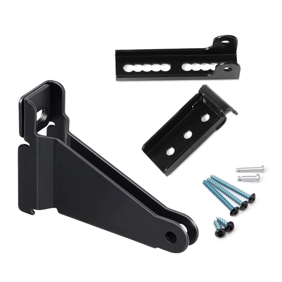 Storms Door Closer Bracket Door Hardware Replacement-Black 7696001560037