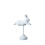 Vit träfigur av påskhare 21 cm 1
