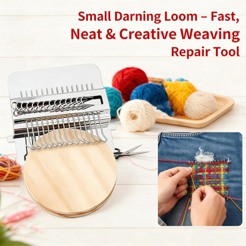 Patch Maker Loom 2.0 Kit for Knitting and Darning 1