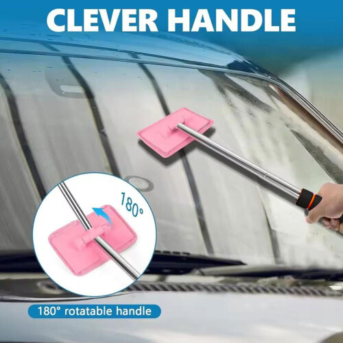 Automobile windshield water scraper telescopic 1 piece 1