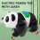 Vandrende panda-leke med LED-lys og lyd for barn 5
