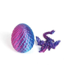 Flyvende drageeggsett med gradientvinger 1 stk. 8 cm egg 15