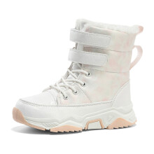 Bottes de neige en PU pour petites filles, bottines chaudes et isolées, résistantes à l'eau, faciles à enfiler, idéales pour jouer par temps