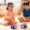 Vandrende panda-leke med LED-lys og lyd for barn 6