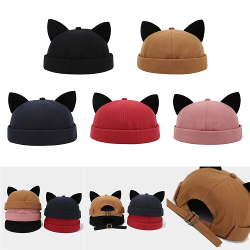 Χαριτωμένο καπέλο Skullcap Καπέλο Beanies Αυτιά γατακιού Αναπνέον καπέλο Beanies για 2
