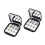 2Pcs Magnetic Cosmetics Box Blusher Makeup Dispensing Box-5 1